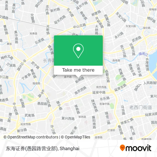 东海证券(愚园路营业部) map