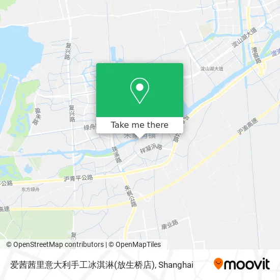 爱茜茜里意大利手工冰淇淋(放生桥店) map
