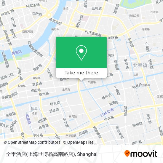 全季酒店(上海世博杨高南路店) map
