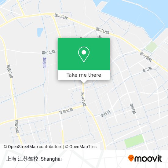 上海 江苏驾校 map