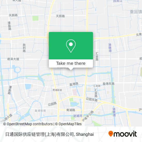 日通国际供应链管理(上海)有限公司 map