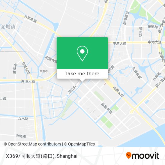 X369/同顺大道(路口) map