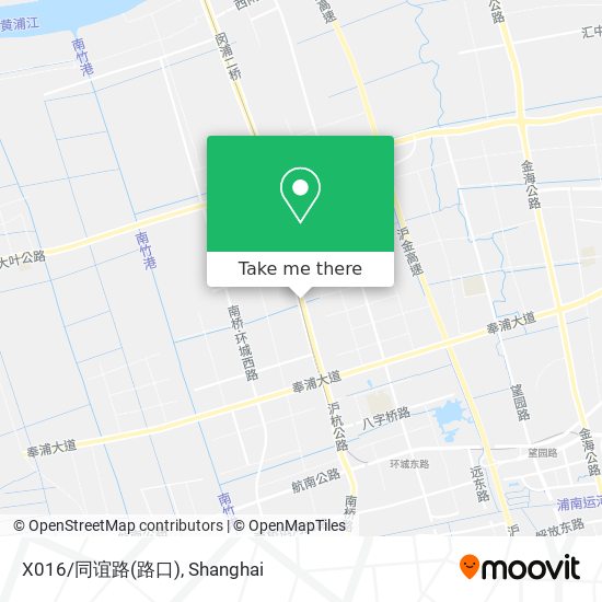 X016/同谊路(路口) map