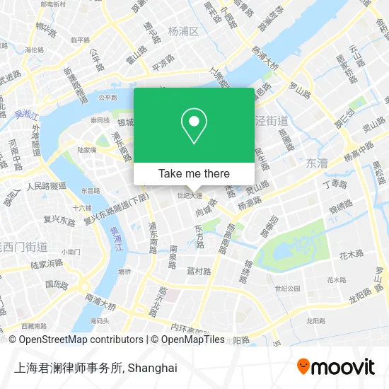 上海君澜律师事务所 map