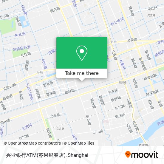 兴业银行ATM(苏果银春店) map