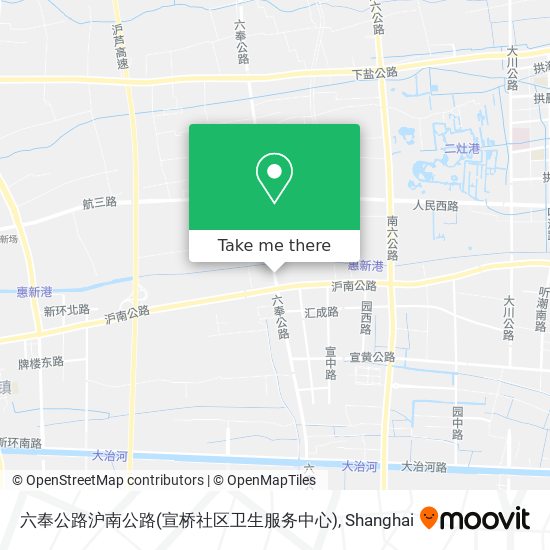 六奉公路沪南公路(宣桥社区卫生服务中心) map