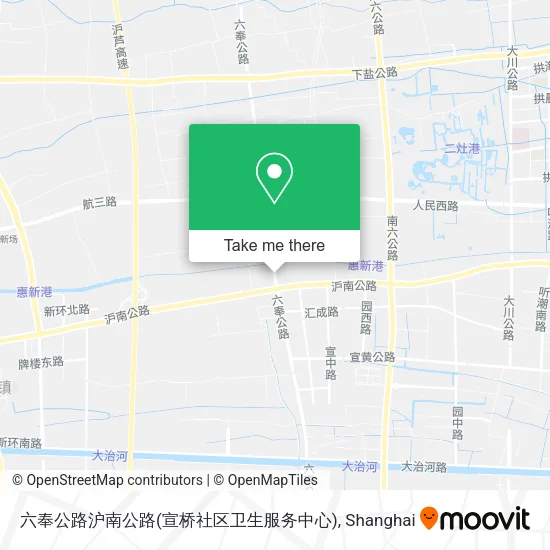 六奉公路沪南公路(宣桥社区卫生服务中心) map