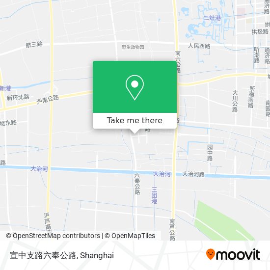 宣中支路六奉公路 map