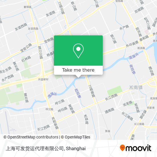 上海可发货运代理有限公司 map