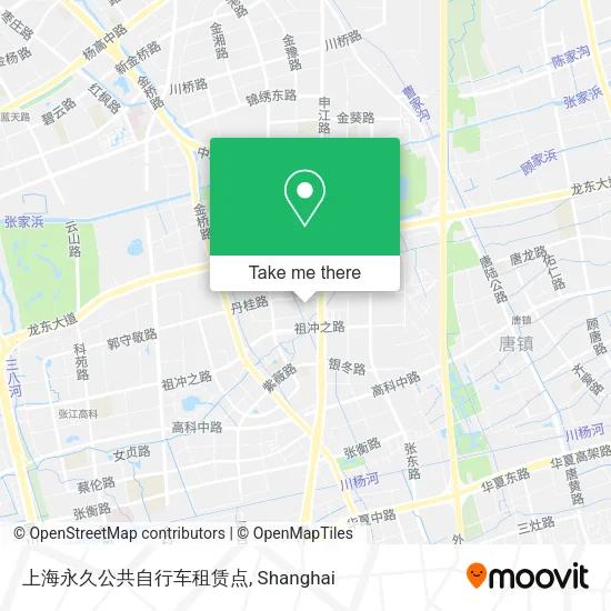 上海永久公共自行车租赁点 map