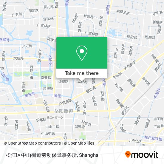 松江区中山街道劳动保障事务所 map
