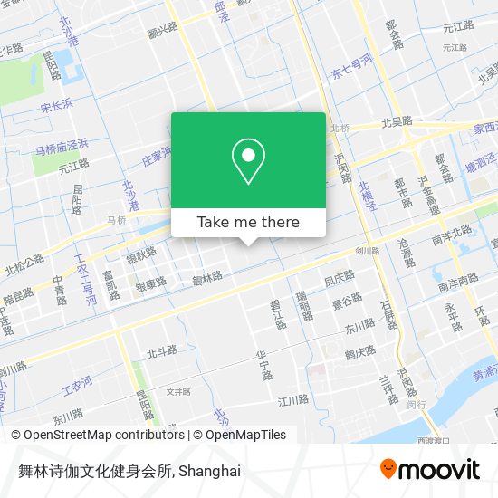 舞林诗伽文化健身会所 map