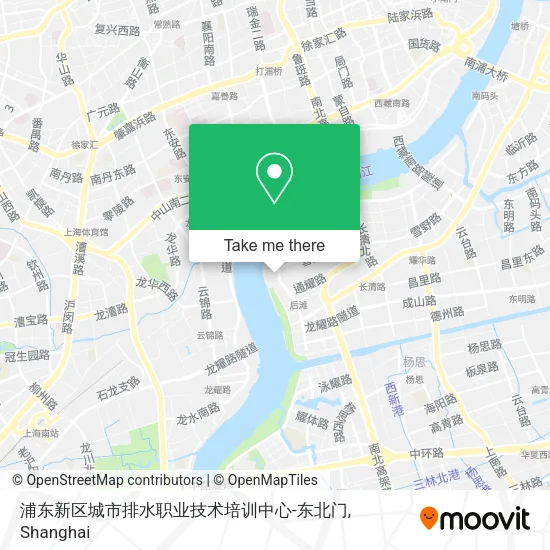 浦东新区城市排水职业技术培训中心-东北门 map