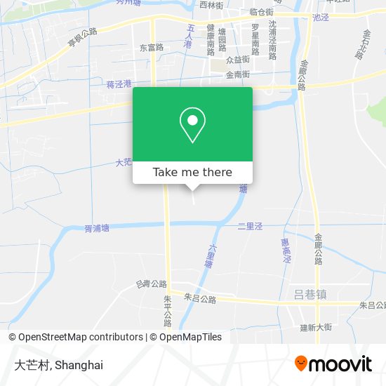 大芒村 map