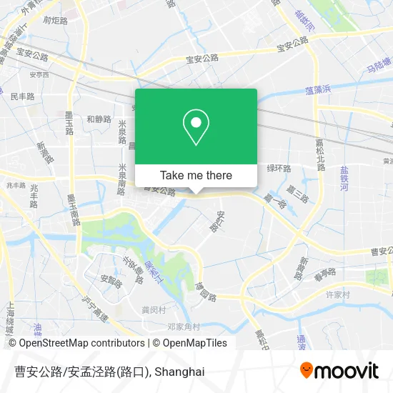 曹安公路/安孟泾路(路口) map