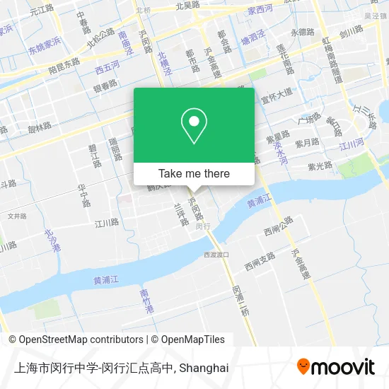 上海市闵行中学-闵行汇点高中 map