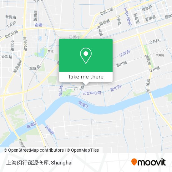 上海闵行茂源仓库 map