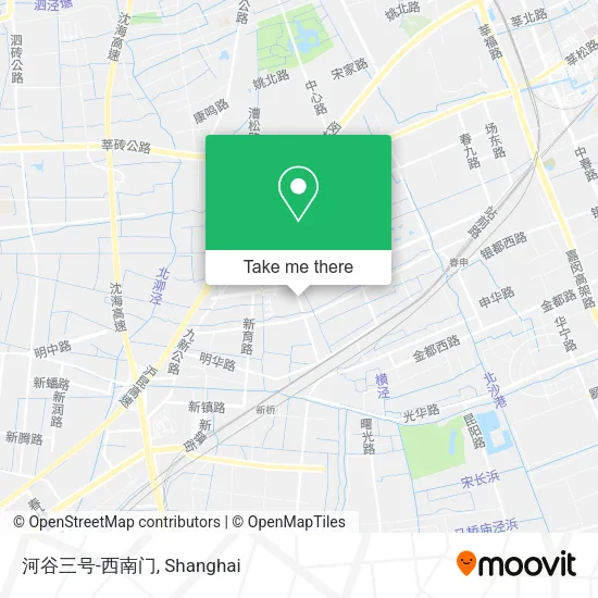 河谷三号-西南门 map