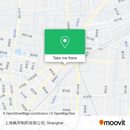上海枫华制药有限公司 map