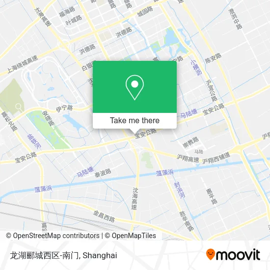 龙湖郦城西区-南门 map