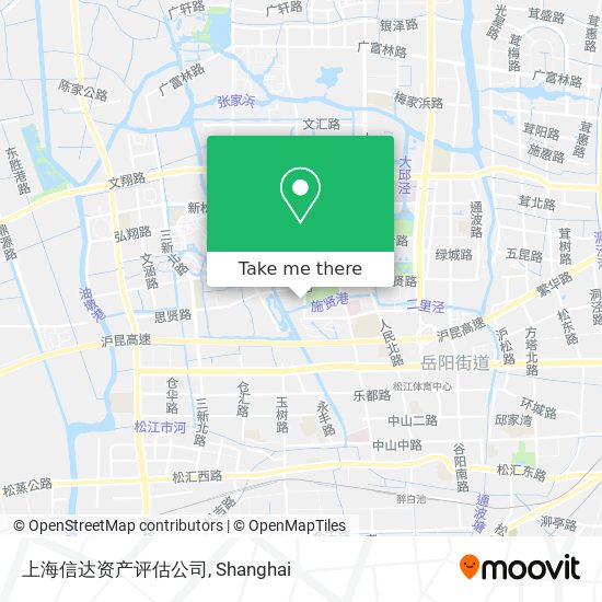 上海信达资产评估公司 map