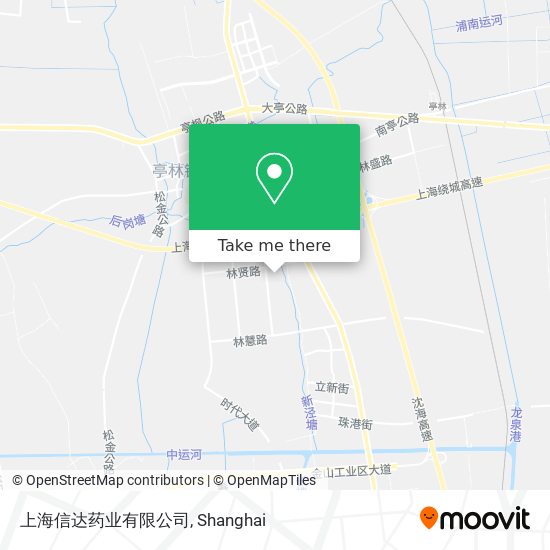 上海信达药业有限公司 map