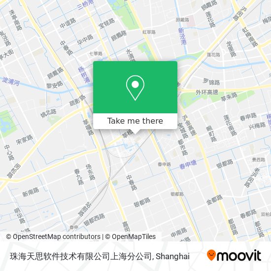 珠海天思软件技术有限公司上海分公司 map