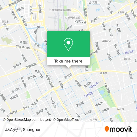 J&A美甲 map