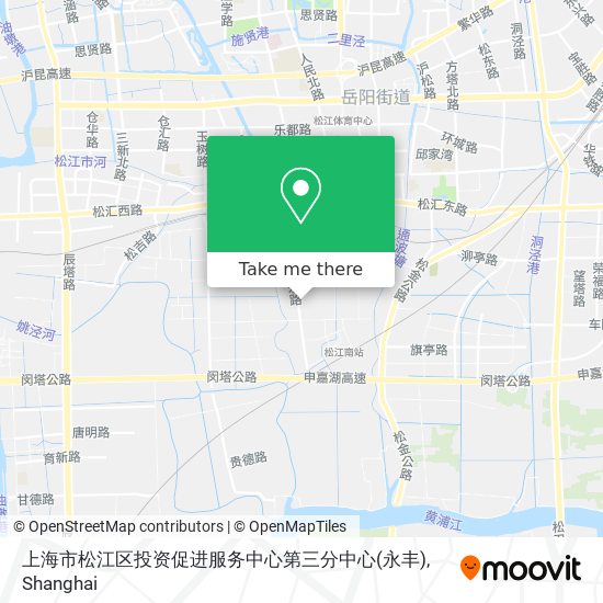上海市松江区投资促进服务中心第三分中心(永丰) map