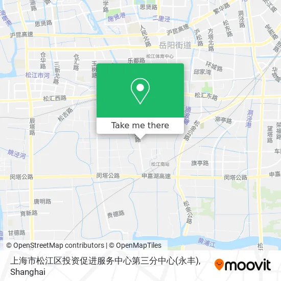 上海市松江区投资促进服务中心第三分中心(永丰) map