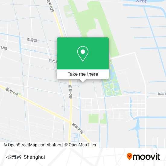 桃园路 map