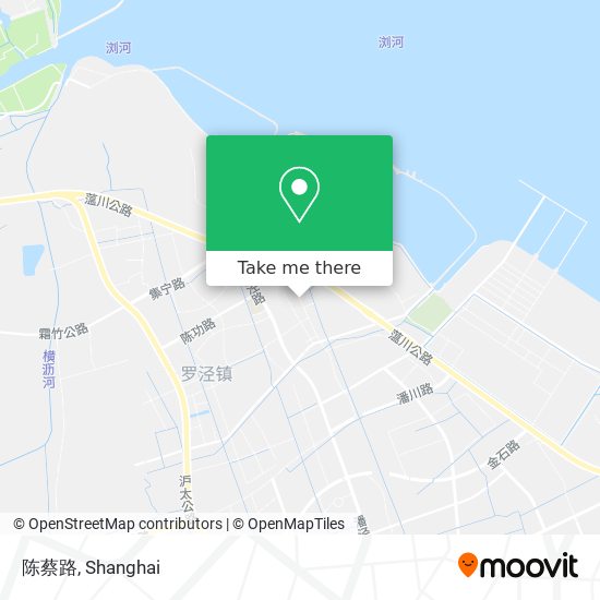 陈蔡路 map