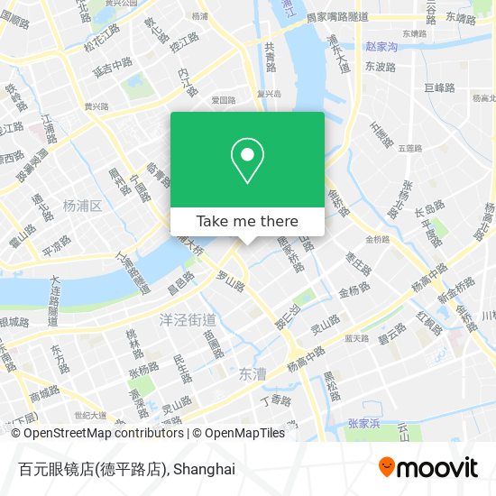 百元眼镜店(德平路店) map