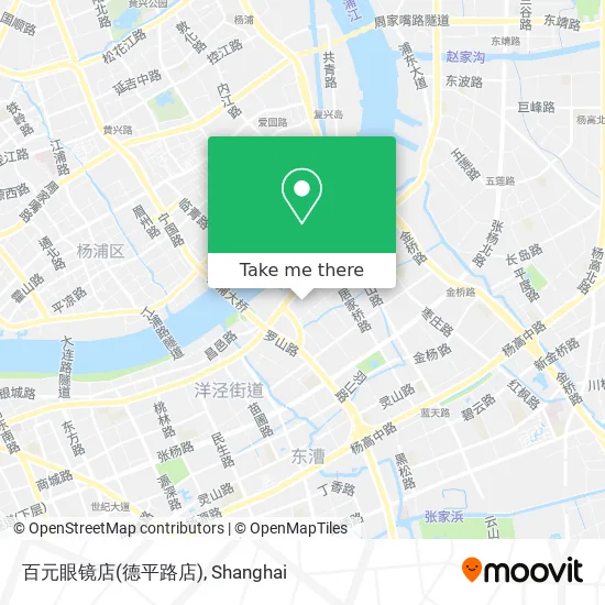 百元眼镜店(德平路店) map