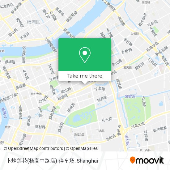 卜蜂莲花(杨高中路店)-停车场 map