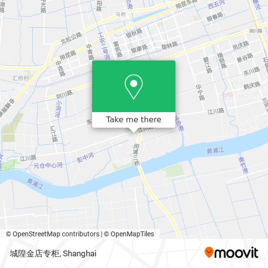 城隍金店专柜 map