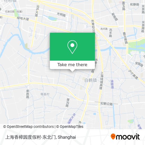 上海香樟园度假村-东北门 map