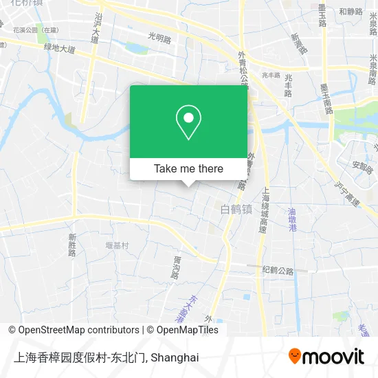 上海香樟园度假村-东北门 map