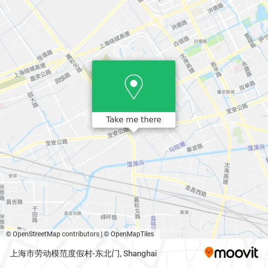 上海市劳动模范度假村-东北门 map