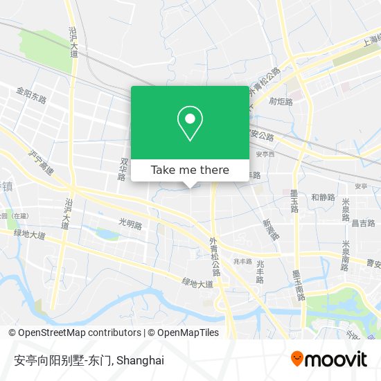 安亭向阳别墅-东门 map