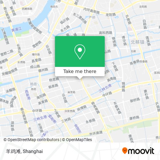羊鸡滩 map