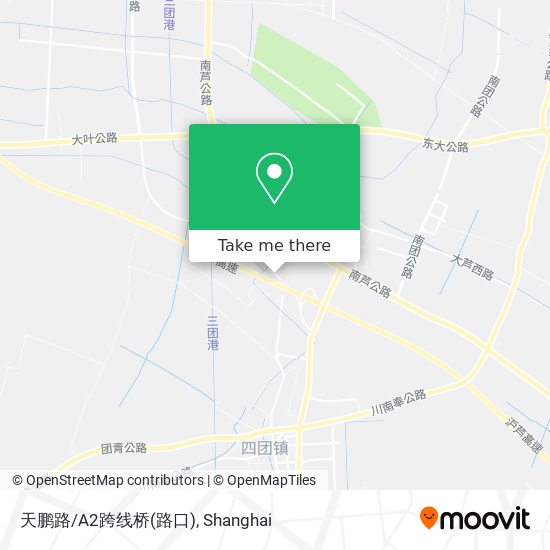 天鹏路/A2跨线桥(路口) map