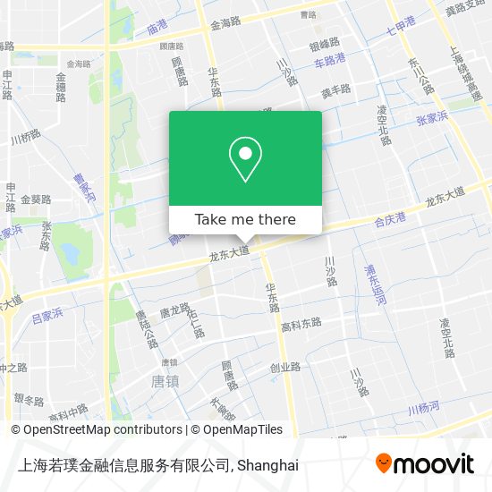 上海若璞金融信息服务有限公司 map