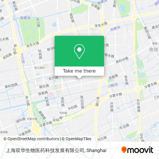 上海双华生物医药科技发展有限公司 map