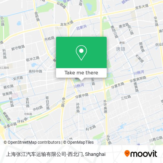 上海张江汽车运输有限公司-西北门 map