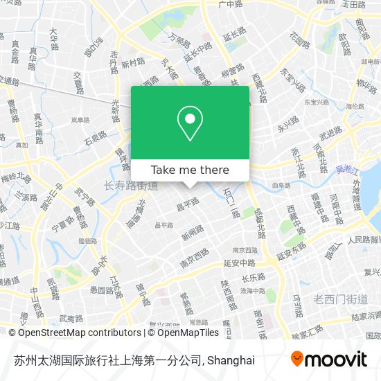 苏州太湖国际旅行社上海第一分公司 map
