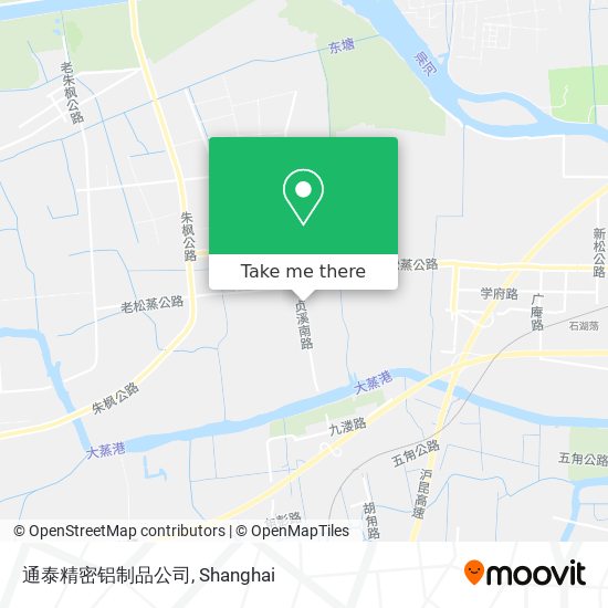 通泰精密铝制品公司 map