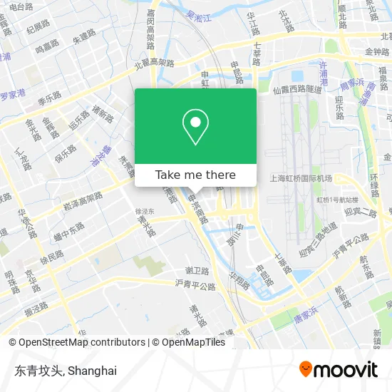 东青坟头 map