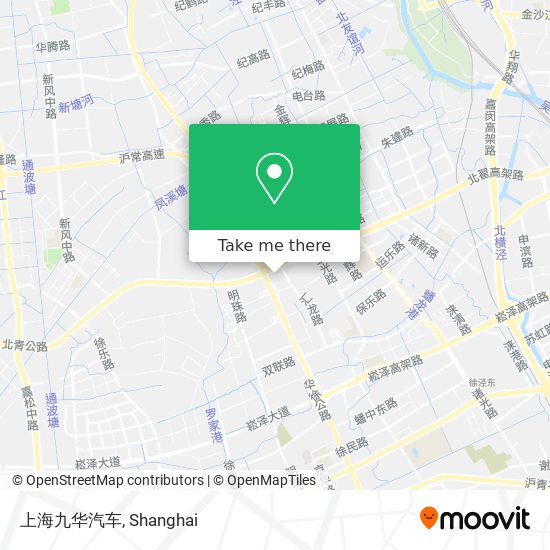上海九华汽车 map