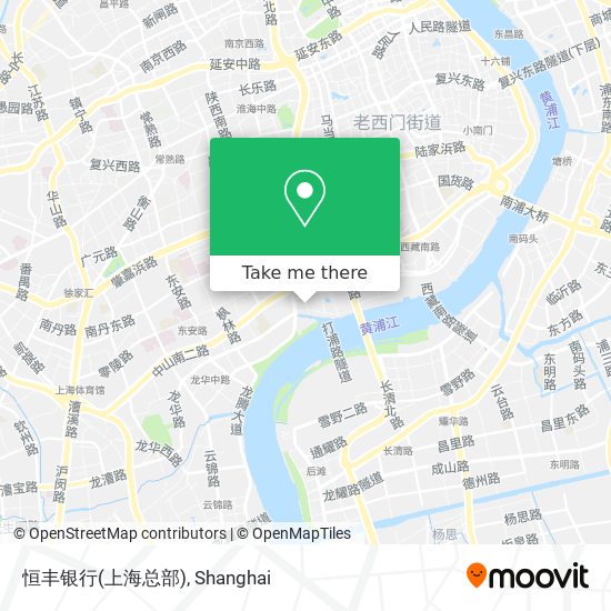 恒丰银行(上海总部) map